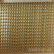 Metaal kralen gaas ketting gordijn